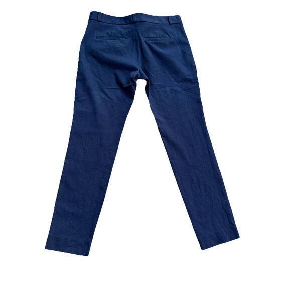 Banana Republic Sloan Pants Womens 2 Petite Navy Blue Stretch Ankle Mid Rise - Picture 9 of 12